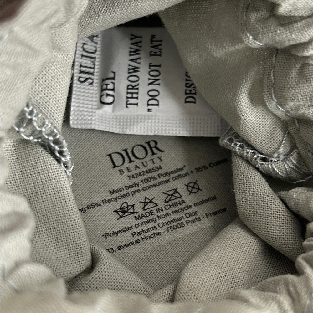 Christian Dior Around The World Canvas Travel Zip Around Jewelry Case NEW - Picture 5 of 9